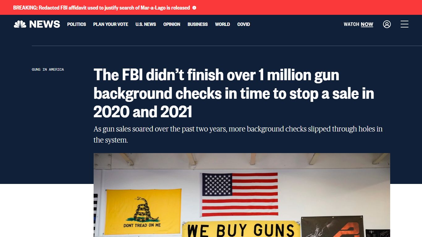 The FBI didn’t finish over 1 million gun background checks in time to ...